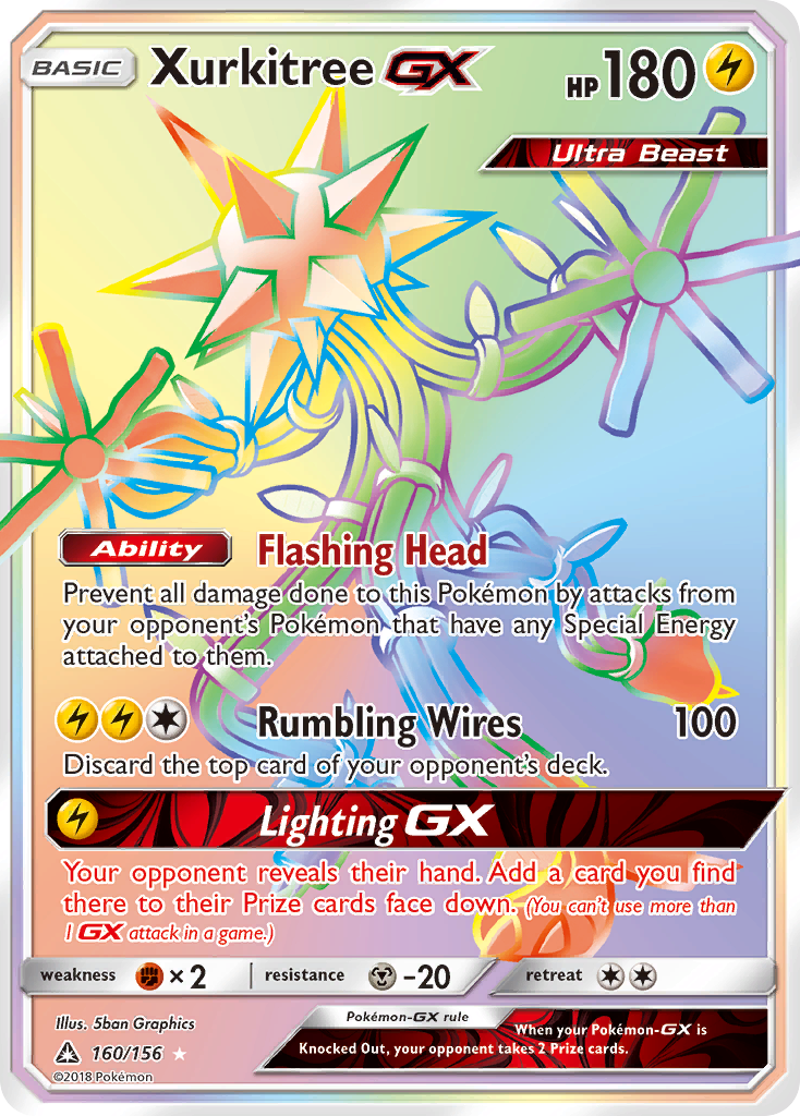 Xurkitree GX (160/156) [Sun & Moon: Ultra Prism] | Gamers Paradise