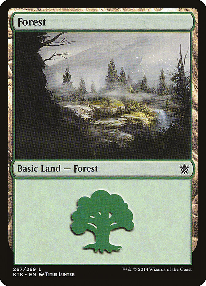 Forest (267) [Khans of Tarkir] | Gamers Paradise