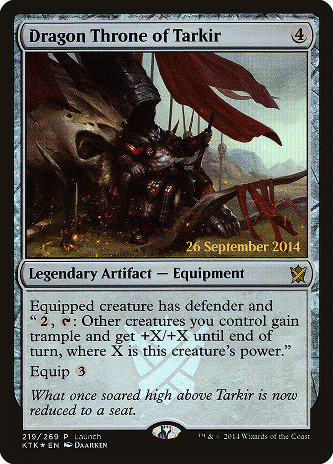 Dragon Throne of Tarkir (Launch) [Khans of Tarkir Prerelease Promos] | Gamers Paradise