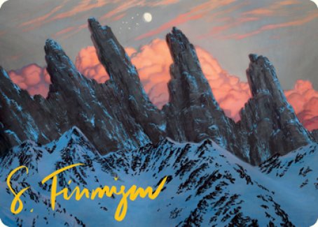 Mountain (275) Art Card (Gold-Stamped Signature) [Dungeons & Dragons: Adventures in the Forgotten Realms Art Series] | Gamers Paradise