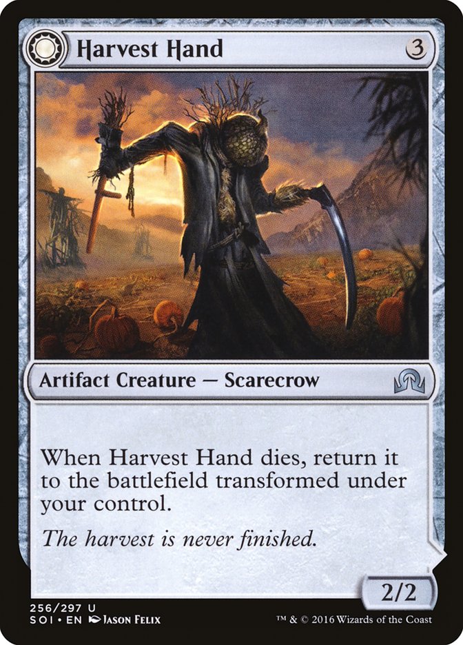 Harvest Hand // Scrounged Scythe [Shadows over Innistrad] | Gamers Paradise