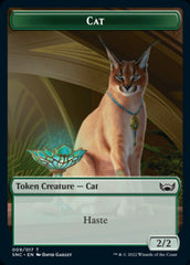 Cat // Angel Double-Sided Token [Streets of New Capenna Tokens] | Gamers Paradise