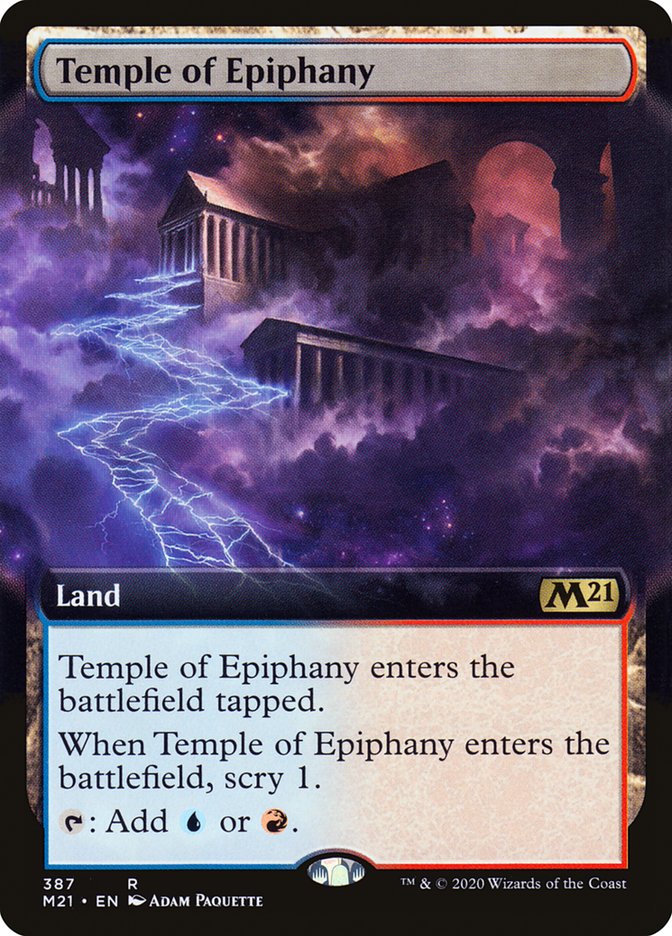 Temple of Epiphany (Extended Art) [Core Set 2021] | Gamers Paradise