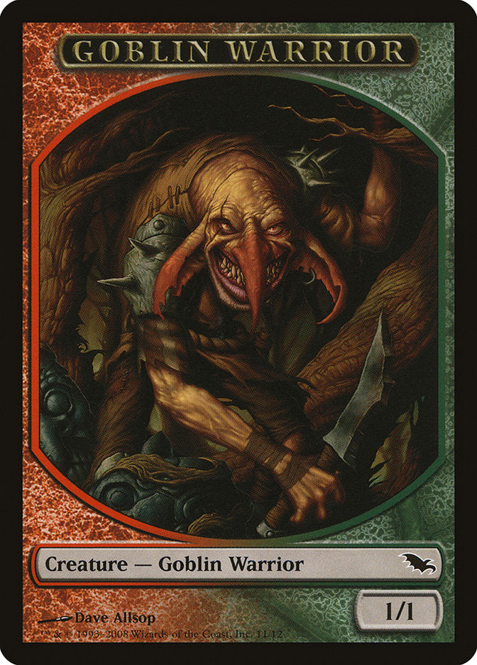 Goblin Warrior Token [Shadowmoor Tokens] | Gamers Paradise