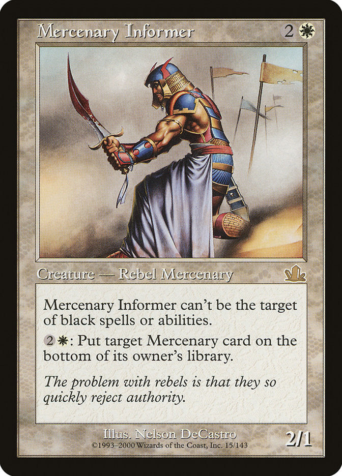 Mercenary Informer [Prophecy] | Gamers Paradise