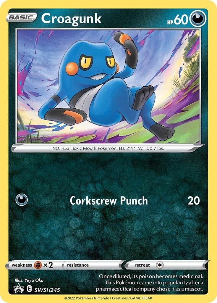 Croagunk (SWSH245) [Sword & Shield: Black Star Promos] | Gamers Paradise