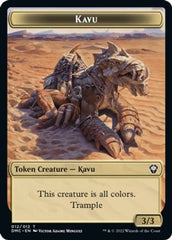 Kavu // Bear Double-Sided Token [Dominaria United Commander Tokens] | Gamers Paradise