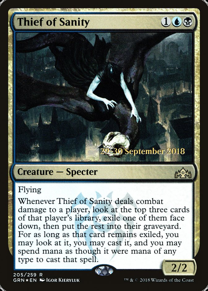 Thief of Sanity [Guilds of Ravnica Prerelease Promos] | Gamers Paradise