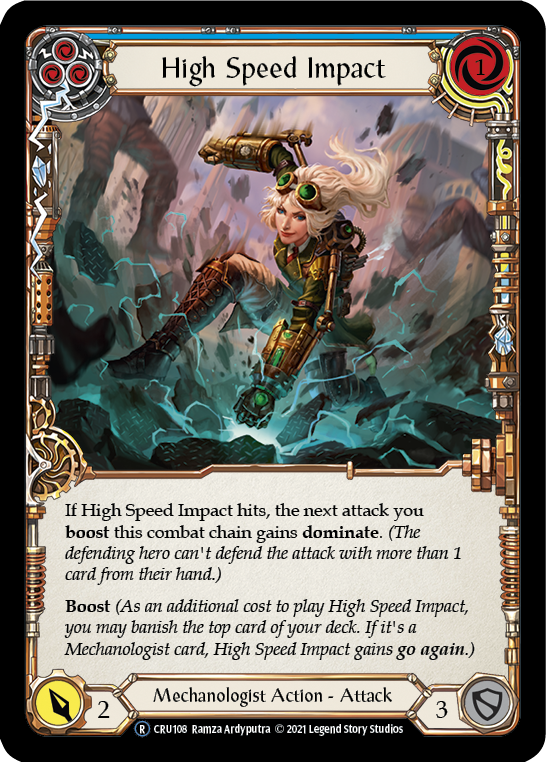 High Speed Impact (Blue) [U-CRU108] Unlimited Normal | Gamers Paradise