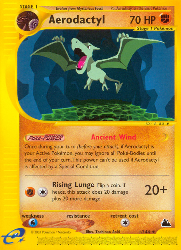 Aerodactyl (1/144) [Skyridge] | Gamers Paradise