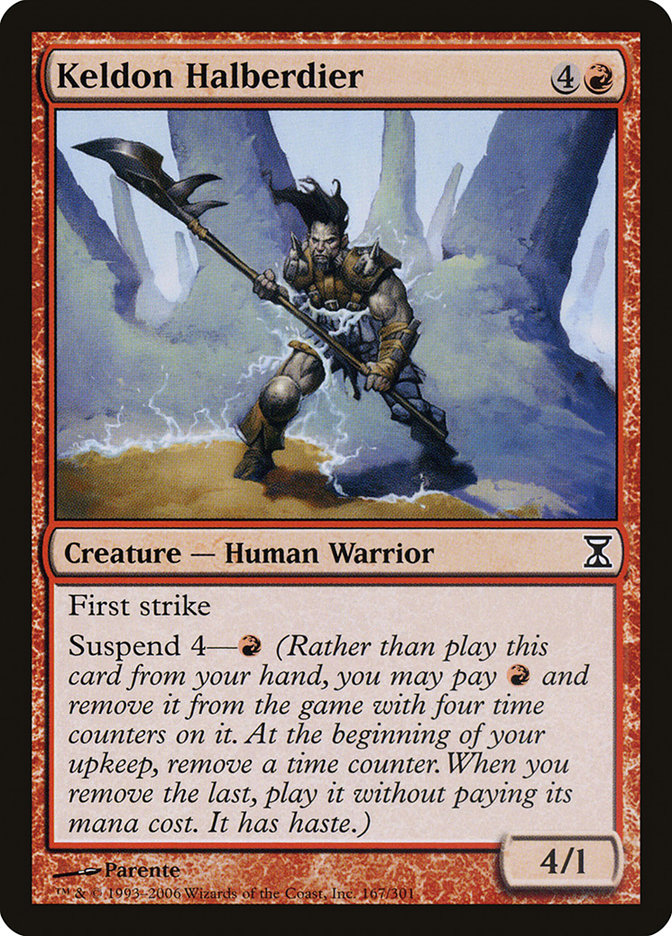 Keldon Halberdier [Time Spiral] | Gamers Paradise