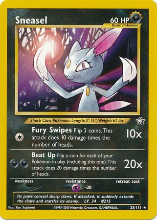 Sneasel (25/111) [Neo Genesis Unlimited] | Gamers Paradise