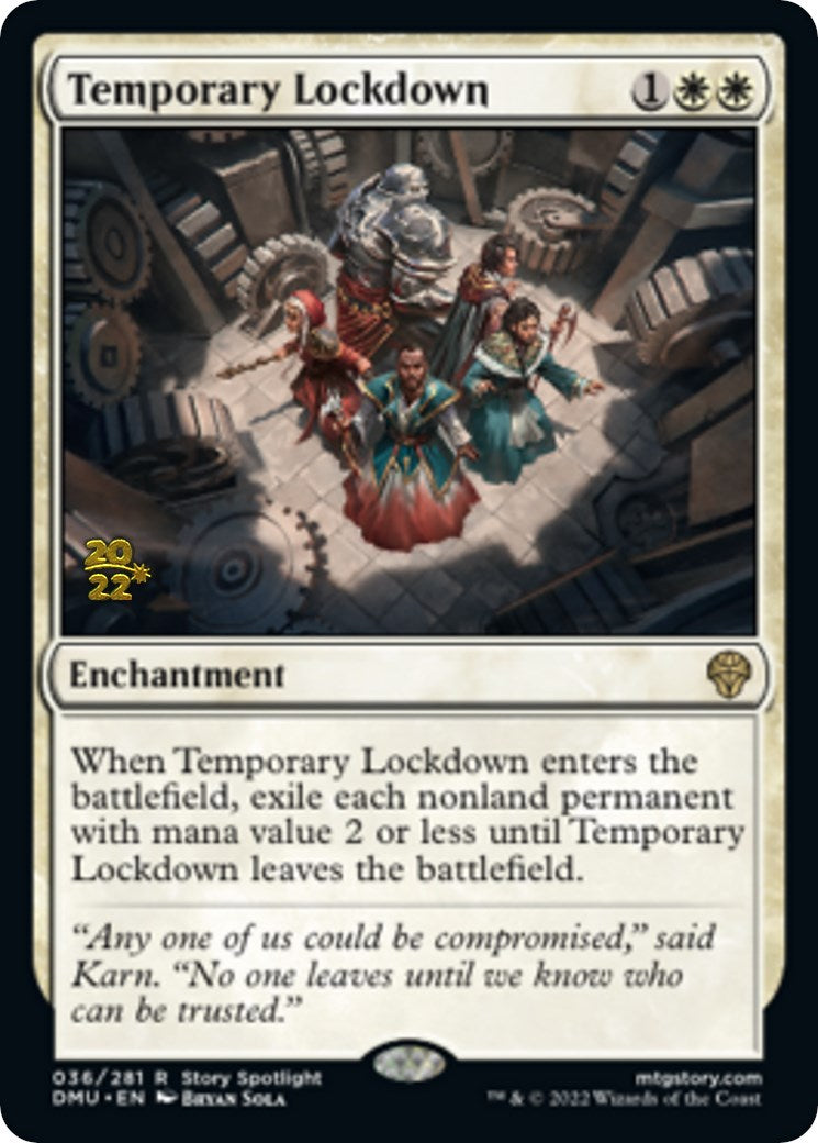 Temporary Lockdown [Dominaria United Prerelease Promos] | Gamers Paradise