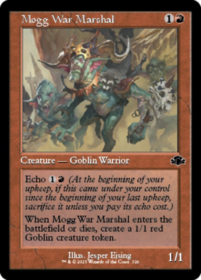 Mogg War Marshal (Retro) [Dominaria Remastered] | Gamers Paradise