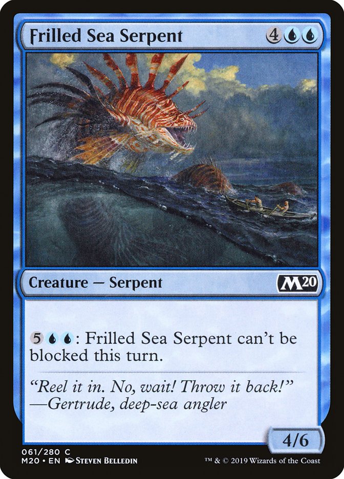 Frilled Sea Serpent [Core Set 2020] | Gamers Paradise