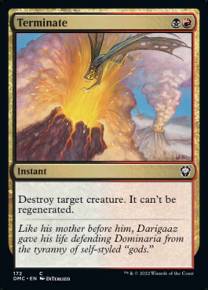 Terminate [Dominaria United Commander] | Gamers Paradise