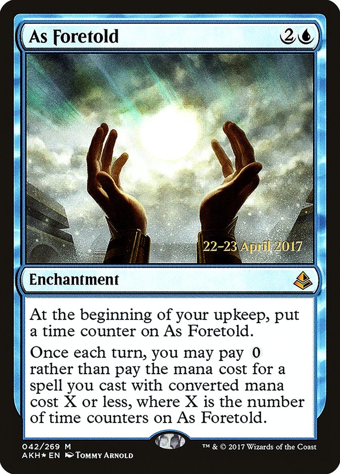 As Foretold [Amonkhet Prerelease Promos] | Gamers Paradise
