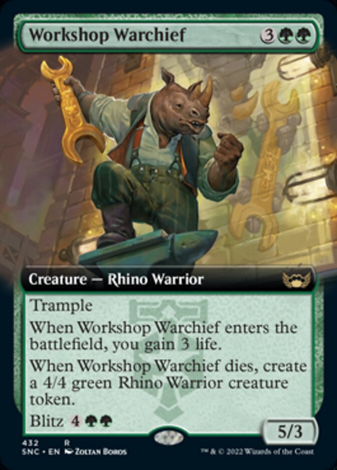 Workshop Warchief (Extended Art) [Streets of New Capenna] | Gamers Paradise