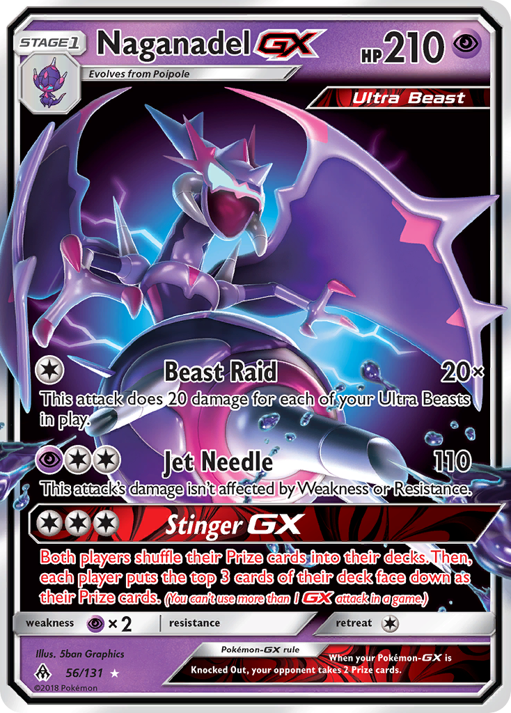 Naganadel GX (56/131) [Sun & Moon: Forbidden Light] | Gamers Paradise