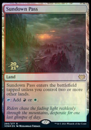 Sundown Pass [Innistrad: Crimson Vow Prerelease Promos] | Gamers Paradise