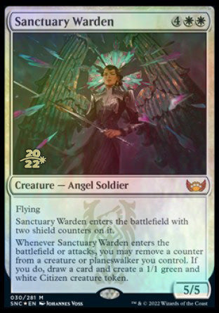 Sanctuary Warden [Streets of New Capenna Prerelease Promos] | Gamers Paradise