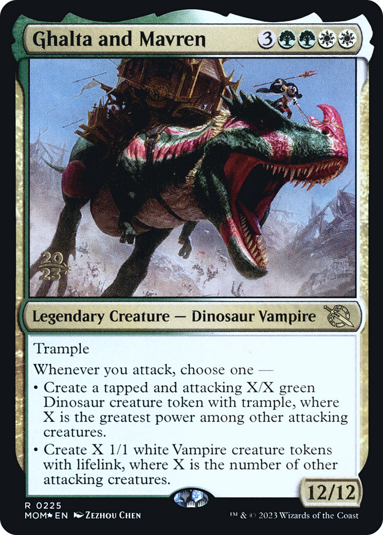 Ghalta and Mavren [March of the Machine Prerelease Promos] | Gamers Paradise