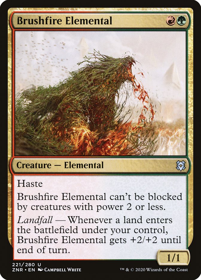 Brushfire Elemental [Zendikar Rising] | Gamers Paradise