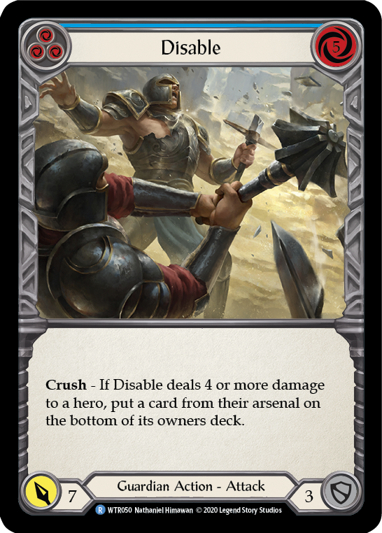 Disable (Blue) [U-WTR050] (Welcome to Rathe Unlimited)  Unlimited Normal | Gamers Paradise