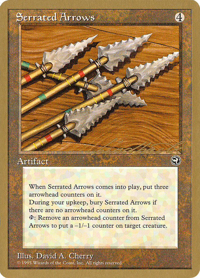 Serrated Arrows (Leon Lindback) [Pro Tour Collector Set] | Gamers Paradise