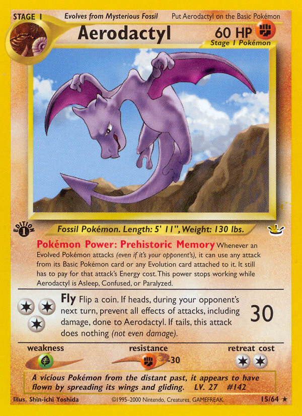 Aerodactyl (15/64) [Neo Revelation 1st Edition] | Gamers Paradise