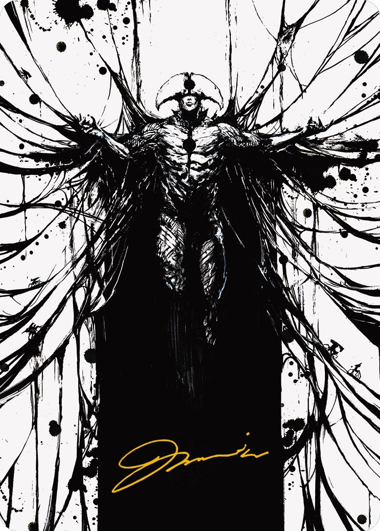 Sinew Dancer Art Card (Gold-Stamped Signature) [Phyrexia: All Will Be One Art Series] | Gamers Paradise