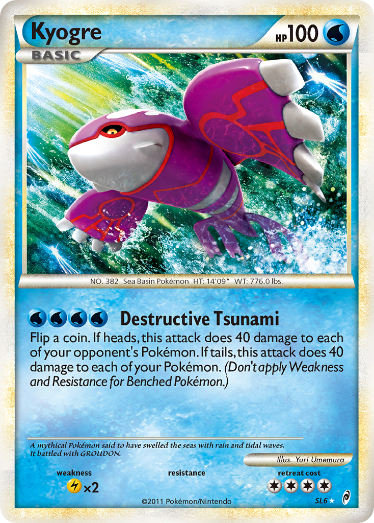 Kyogre (SL6) [HeartGold & SoulSilver: Call of Legends] | Gamers Paradise