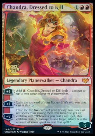 Chandra, Dressed to Kill [Innistrad: Crimson Vow Prerelease Promos] | Gamers Paradise