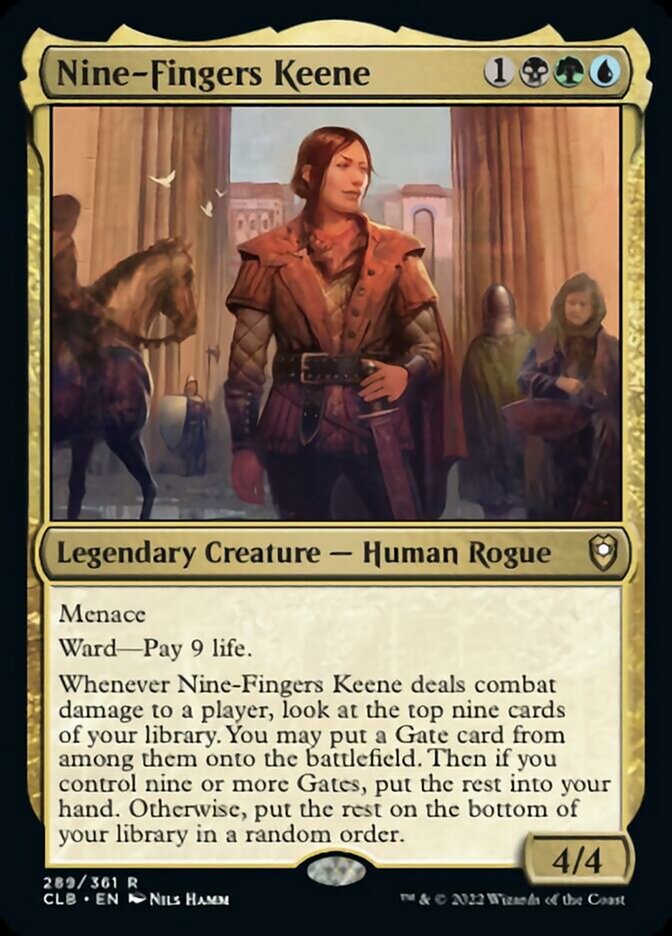 Nine-Fingers Keene [Commander Legends: Battle for Baldur's Gate] | Gamers Paradise