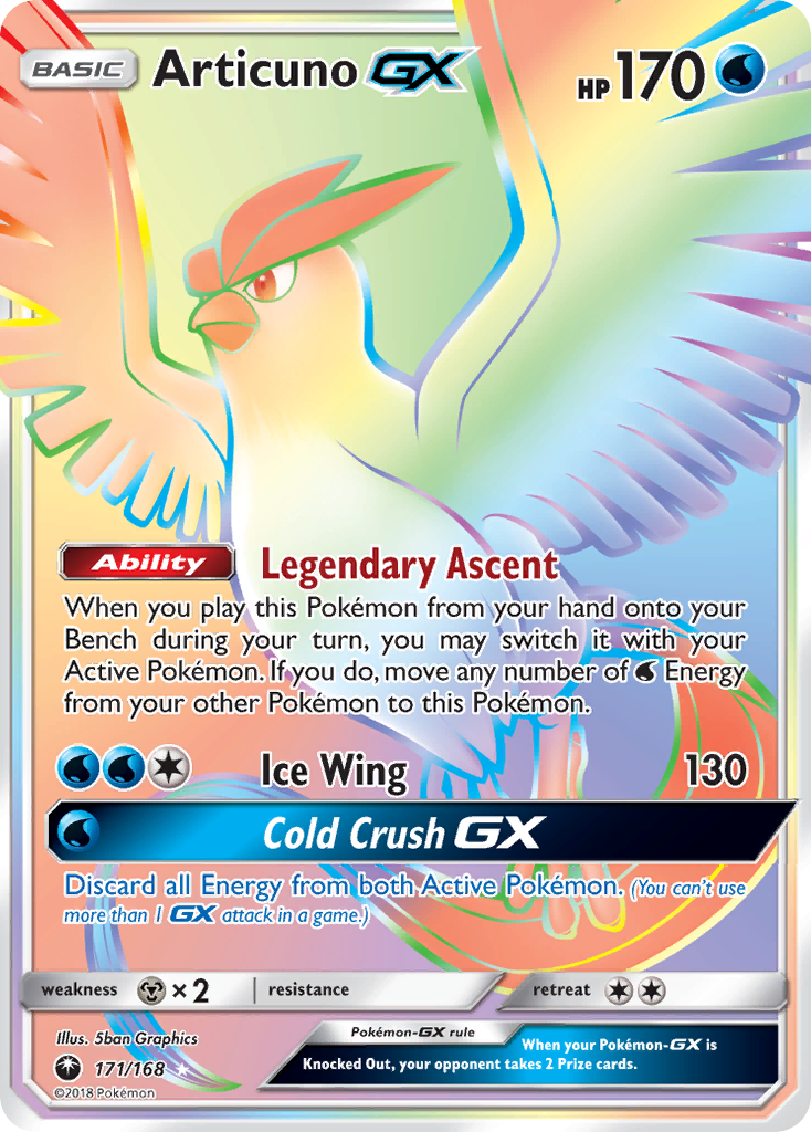 Articuno GX (171/168) [Sun & Moon: Celestial Storm] | Gamers Paradise