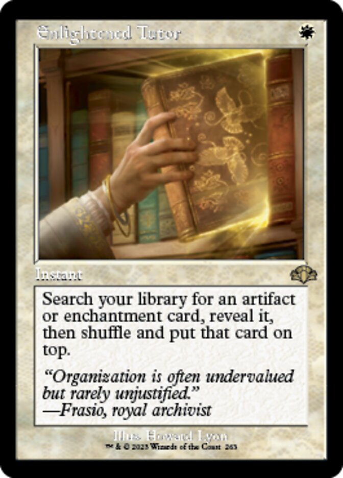 Enlightened Tutor (Retro) [Dominaria Remastered] | Gamers Paradise