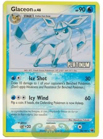Glaceon (20/100) [Burger King Promos: 2009 Collection] | Gamers Paradise