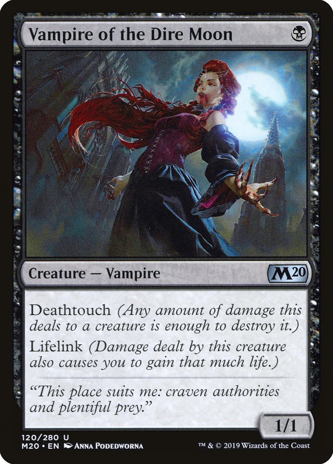 Vampire of the Dire Moon [Core Set 2020] | Gamers Paradise