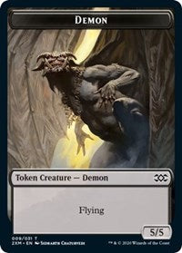 Demon // Marit Lage Double-Sided Token [Double Masters Tokens] | Gamers Paradise