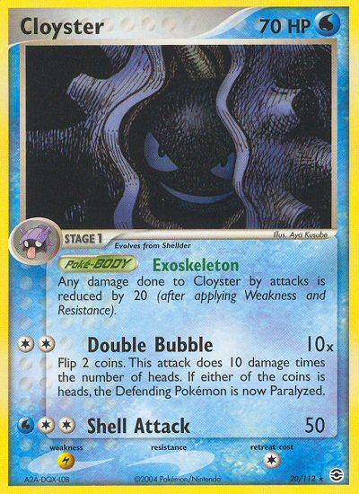 Cloyster (20/112) [EX: FireRed & LeafGreen] | Gamers Paradise