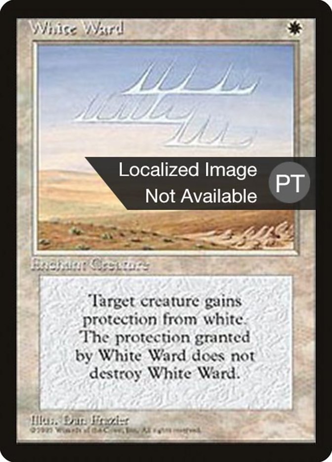White Ward [Fourth Edition (Foreign Black Border)] | Gamers Paradise