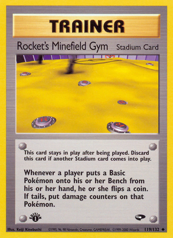 Rocket's Minefield Gym (119/132) [Gym Challenge 1st Edition] | Gamers Paradise
