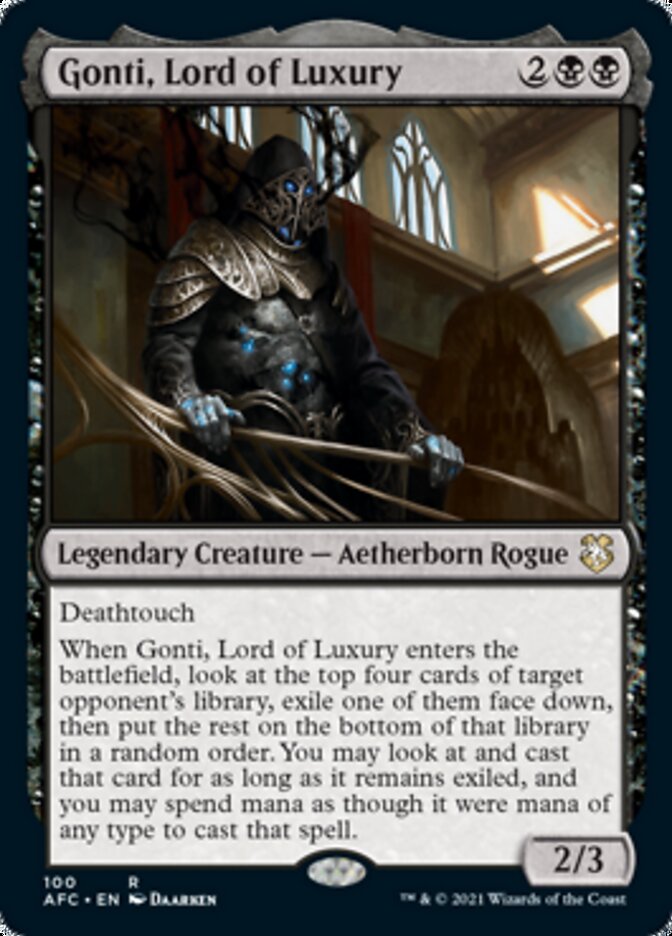 Gonti, Lord of Luxury [Dungeons & Dragons: Adventures in the Forgotten Realms Commander] | Gamers Paradise