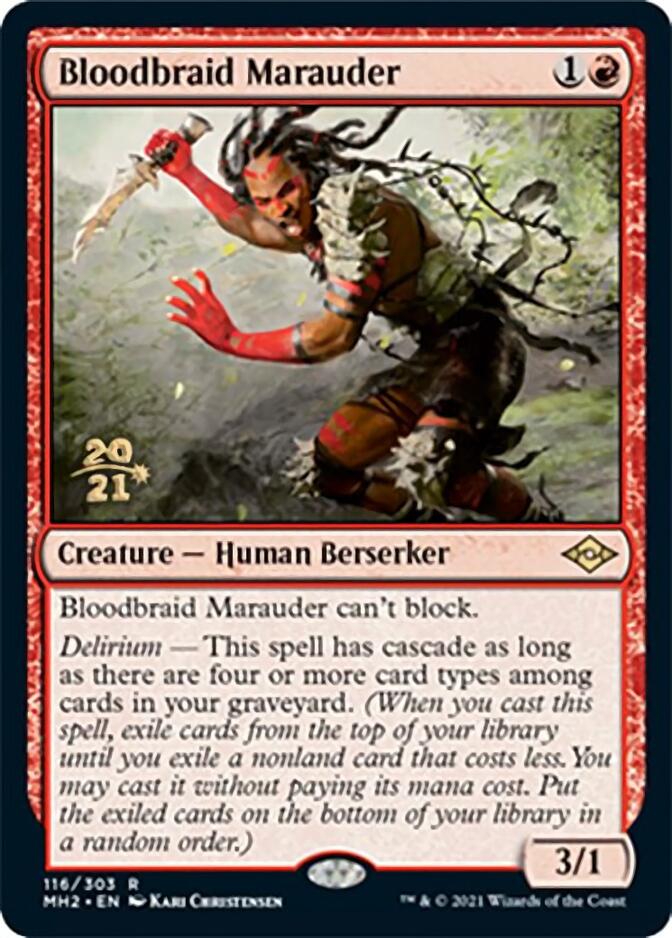 Bloodbraid Marauder [Modern Horizons 2 Prerelease Promos] | Gamers Paradise