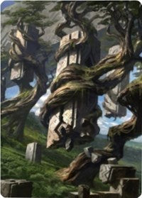 Forest 2 Art Card [Zendikar Rising Art Series] | Gamers Paradise