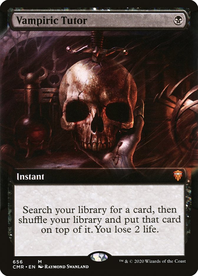 Vampiric Tutor (Extended Art) [Commander Legends] | Gamers Paradise