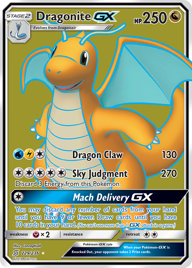 Dragonite GX (229/236) [Sun & Moon: Unified Minds] | Gamers Paradise