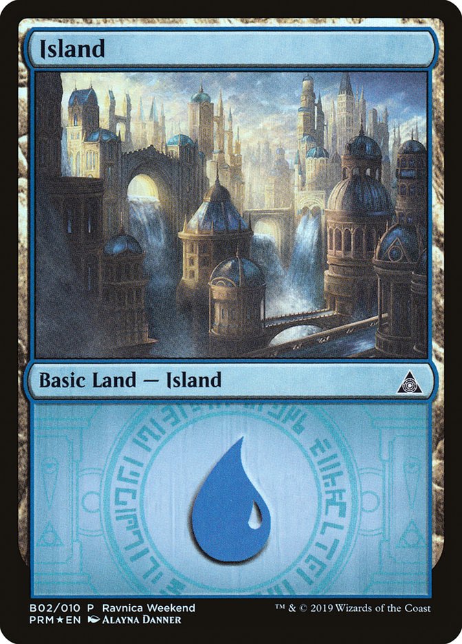 Island (B02) [Ravnica Allegiance Guild Kit] | Gamers Paradise