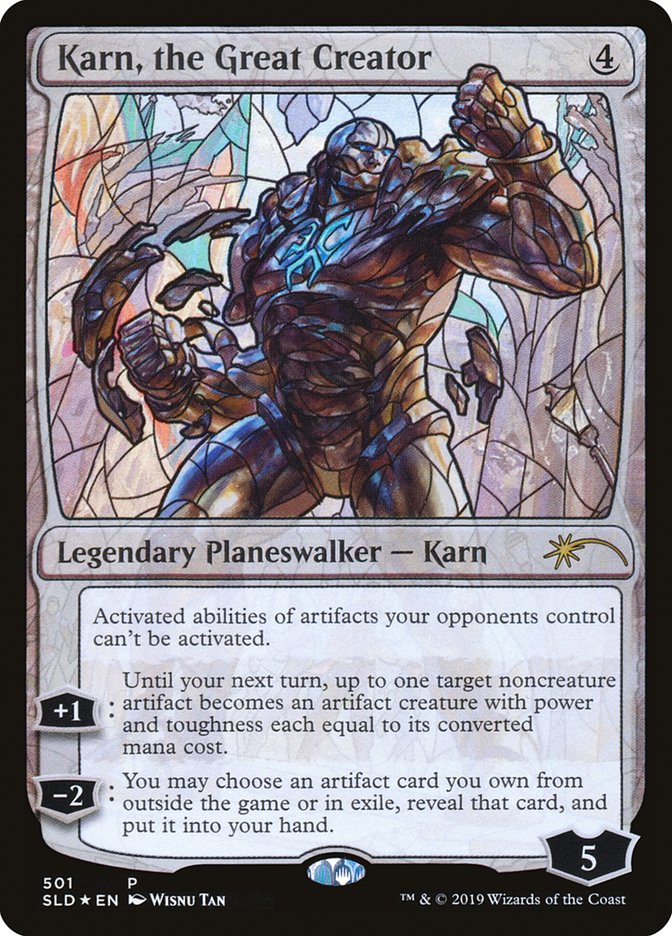 Karn, the Great Creator (Stained Glass) [Secret Lair Drop Promos] | Gamers Paradise