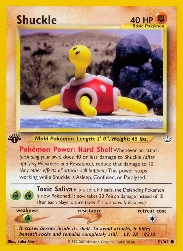 Shuckle (51/64) [Neo Revelation 1st Edition] | Gamers Paradise